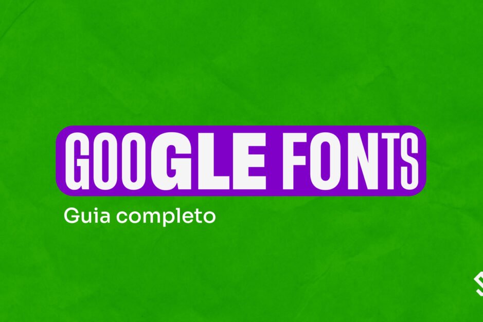 Logotipo do Google Fonts exibindo opções de fontes gratuitas e código aberto para designers e desenvolvedores.