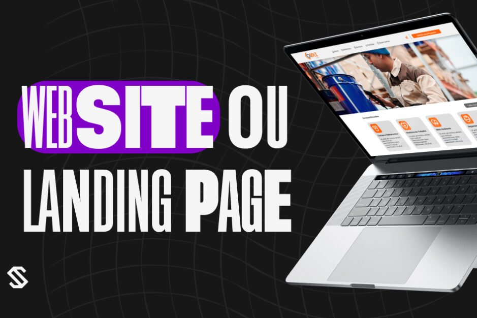 Comparação entre website e landing page para clínicas, destacando vantagens de cada um.